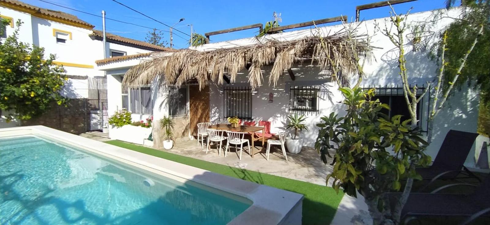 Casa, Piscina, Jacuzzi, Garaje, Barbacoa. Villa Chiclana de la Frontera Exterior photo
